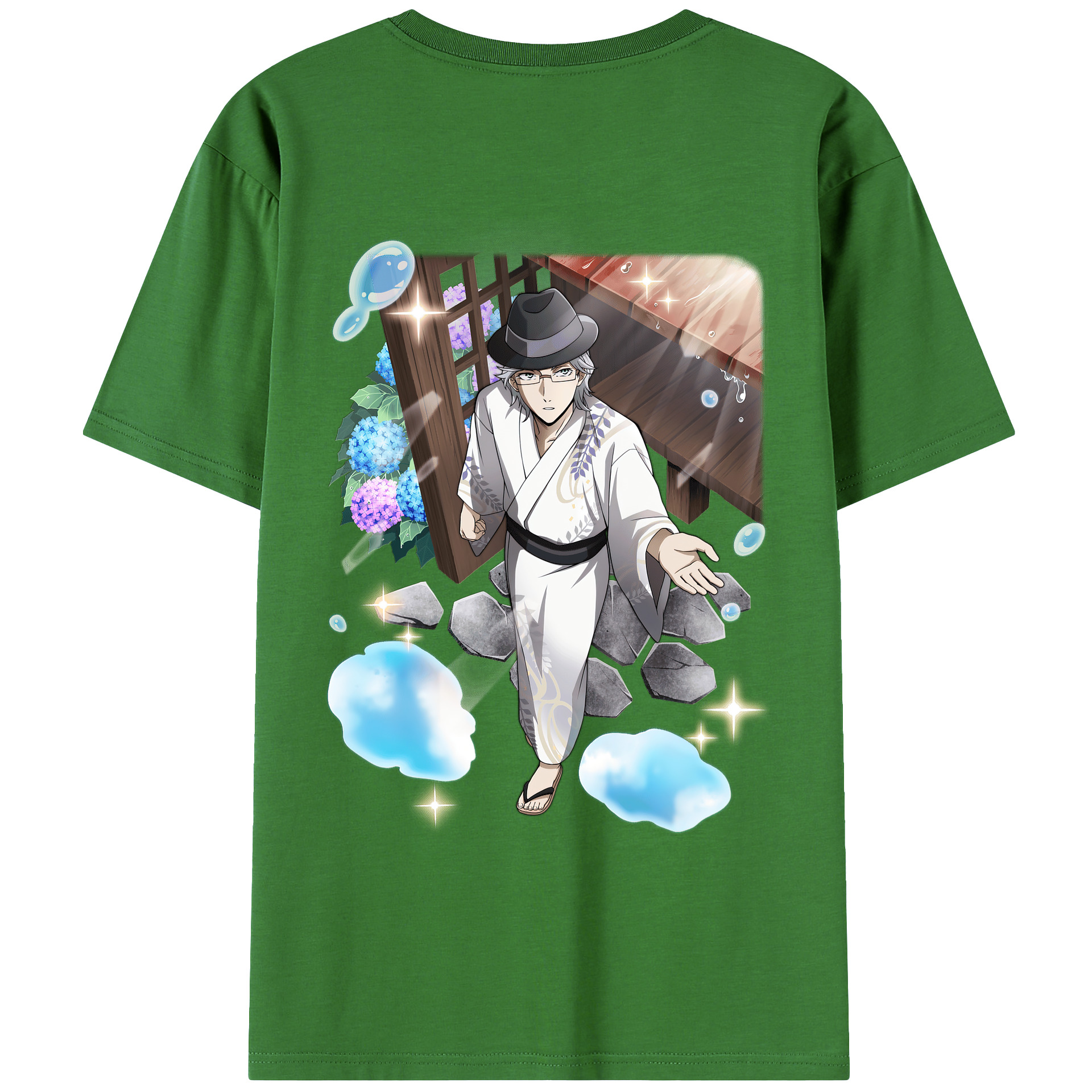 （画像用） 文豪ストレイドッグス Bungo Stray Dogs レディース半袖Tシャツ(バックプリント)